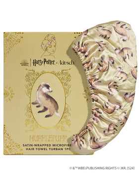 Kitsch Harry Potter microfiber hair towel wrap soft fabric closeup for gentle post-shower drying