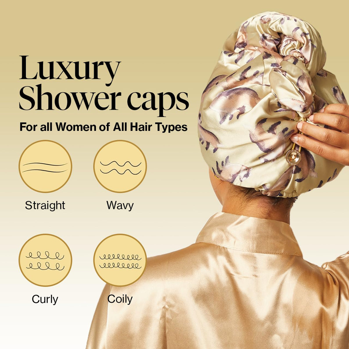 Kitsch Harry Potter microfiber hair towel wrap in travel bag demonstrates compact, travel-friendly design