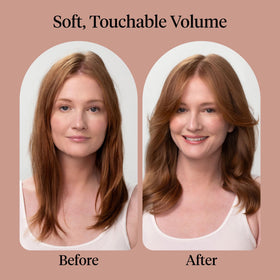 Kitsch Root Hair Volume Spray remains effective in humidity.