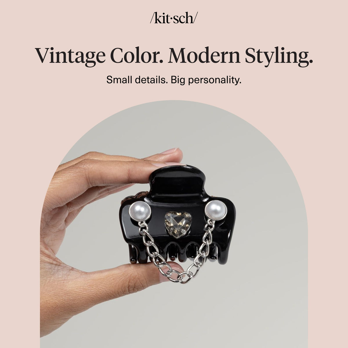 Kitsch hair clip offers all-day comfort across hair types.
