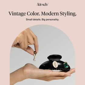 KitschPop clip maintains neat hair placement while you go about your day.