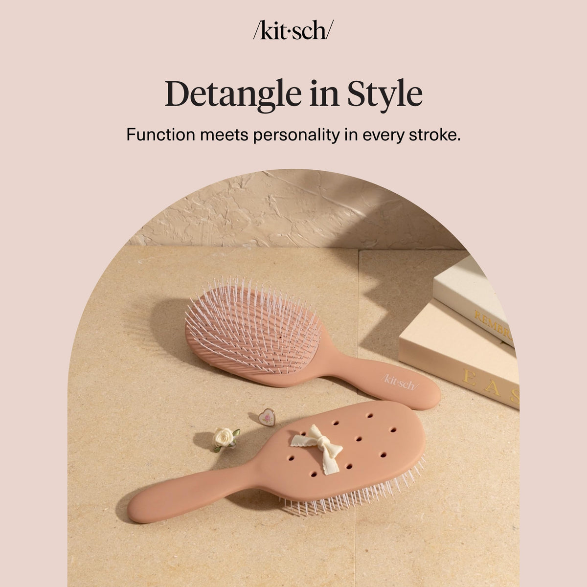 KitschPop terracotta color blends with home styling.
