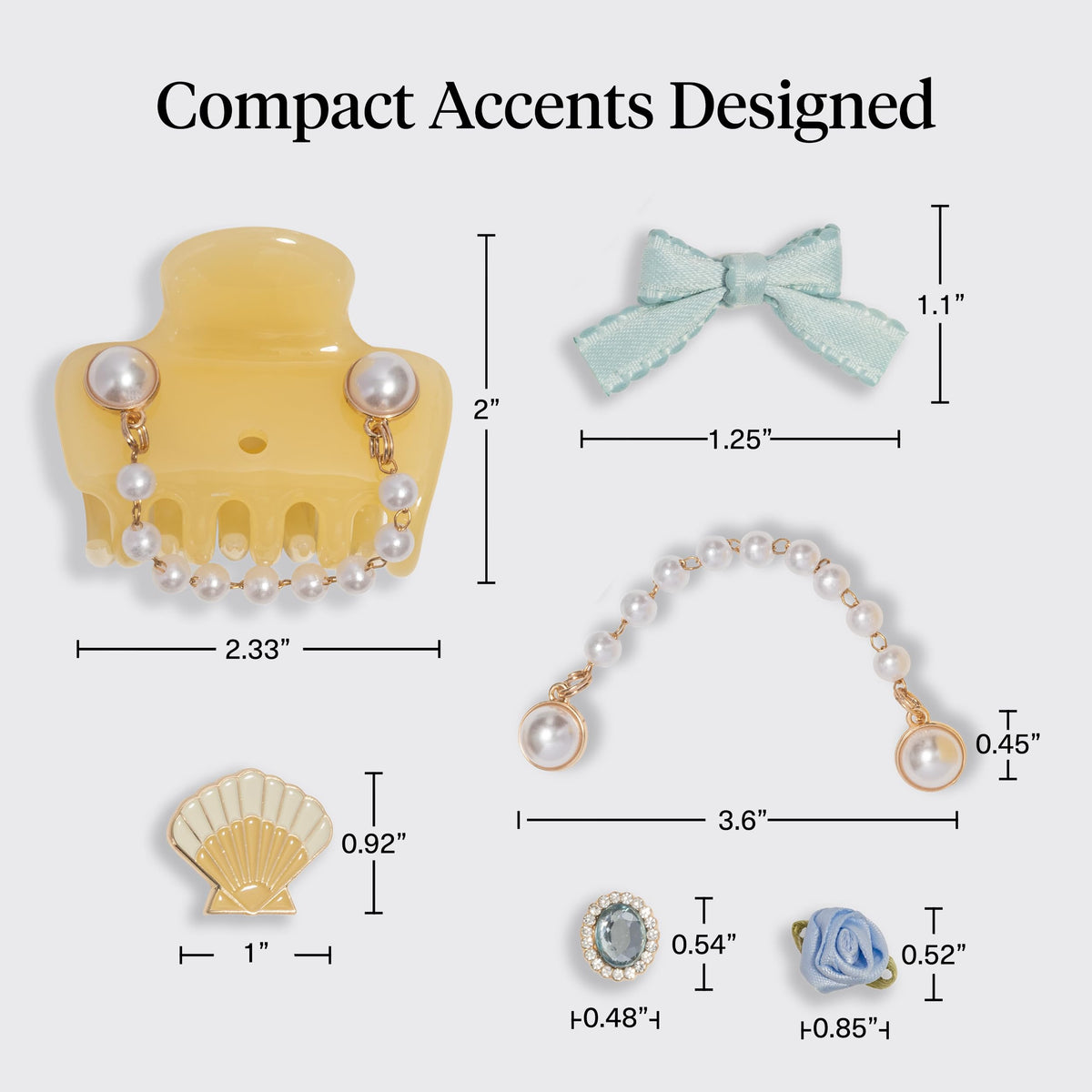 KitschPop structured claw keeps hair in place during busy days