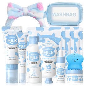 KIUORET Milk Skin Care Set Full Kit for tweens, convenient all-in-one routine