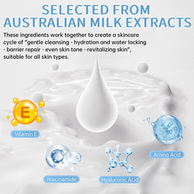 KIUORET milk skin care toner preps and balances delicate skin