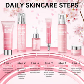KIUORET Sakura Face Cream jar nourishes and protects the skin’s moisture barrier.