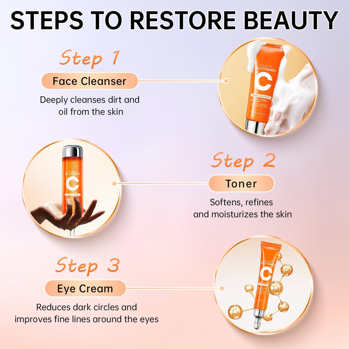 KIUORET Vitamin C lotion locks in moisture for long-lasting softness