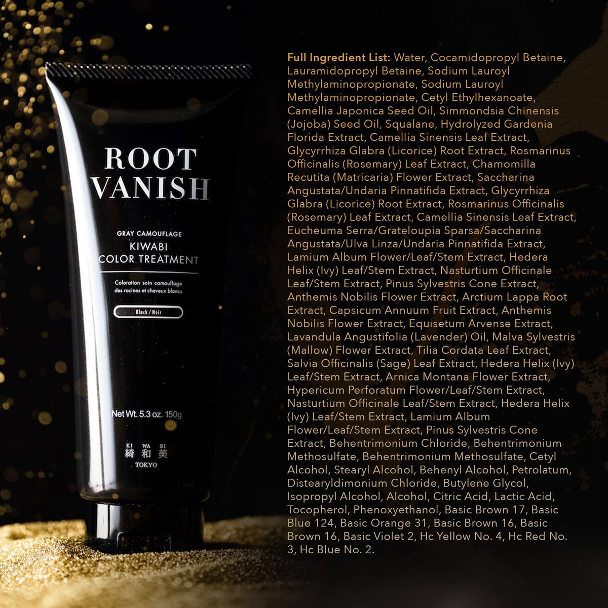 KIWABI ammonia-free label signals gentle color-depositing care