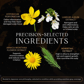 KIWABI Color-Depositing Treatment base-color-build visualizes gradual gray blending.