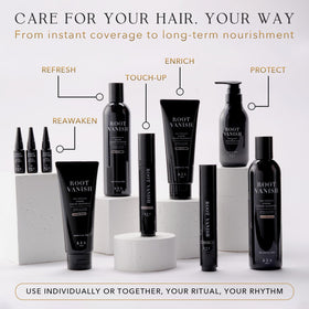 KIWABI Color-Depositing Treatment sulfate-free formula highlights gentler care.