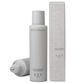Kiwabi Root Beaute Regrowth Serum bottle pour for precise scalp dosing