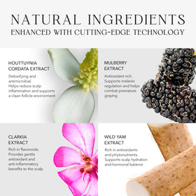 Kiwabi Root Beaute Regrowth Serum texture close-up to showcase lightweight, non-greasy feel