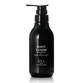 KIWABI Root Vanish conditioner bottle highlights color protection for color-treated hair.