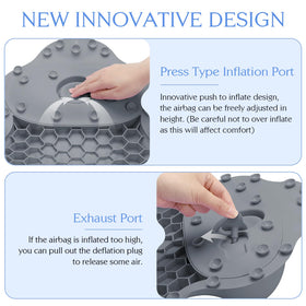 Kixcvdm tub pillow anti-slip suction cups keep it secure