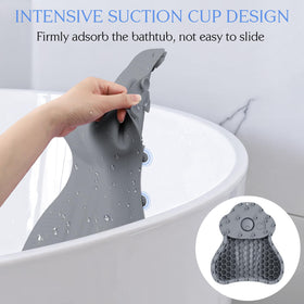 Kixcvdm universal-fit pillow suits most bathtub styles