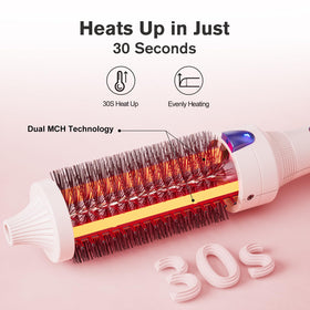 K&K Thermal Brush combining curling and combing action