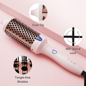 K&K Thermal Brush showcasing time-saving multi-step styling