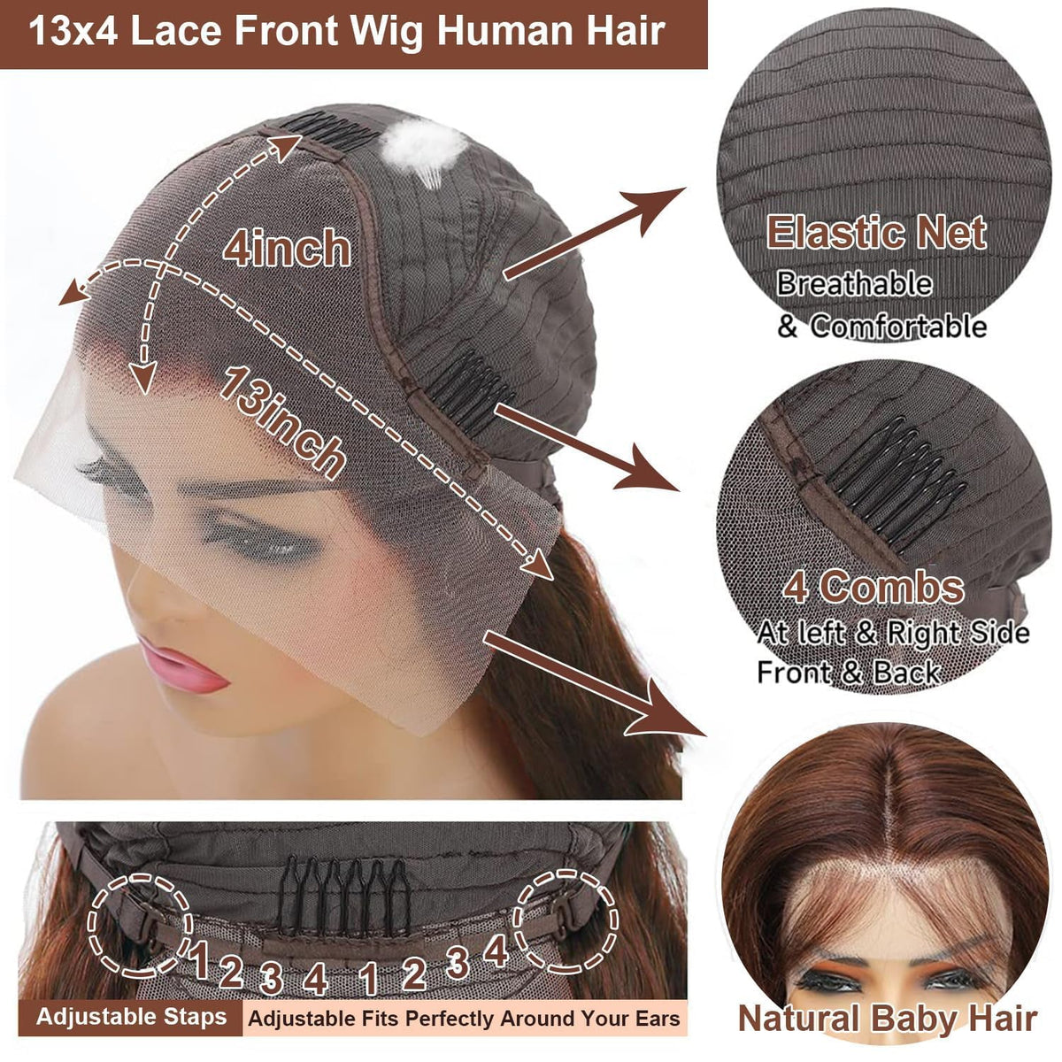 Kkioor 13x4 HD lace frontal enables seamless parting and a natural hairline