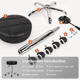 KKTONER stool supports up to 300 lb for reliable daily use.