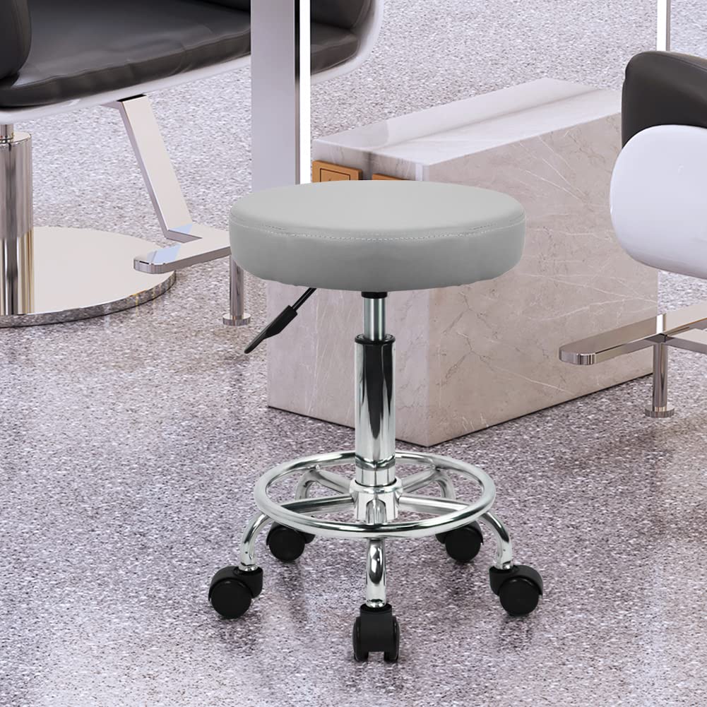 KKTONER swivel stool seat is perfect for barbering and tattoo sessions.