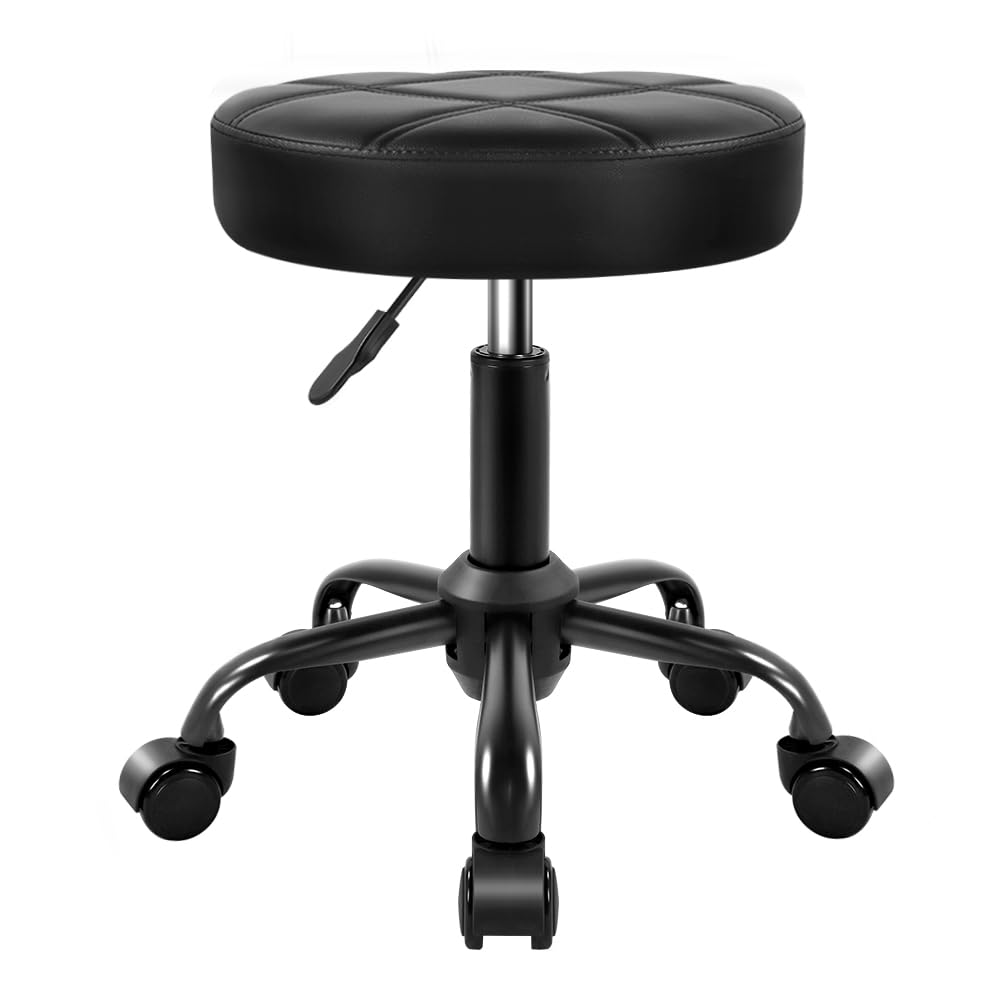 KKTONER rolling stool chair seat for versatile seating during beauty sessions.