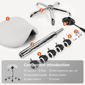 KKTONER saddle seat ergonomic design supports long sessions comfortably.