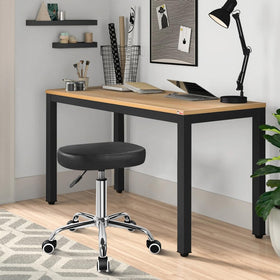 KKTONER Square Rolling Stool height adjustment lever for easy seat tuning