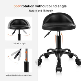 KKTONER stool base and wheels demonstrating durable stability