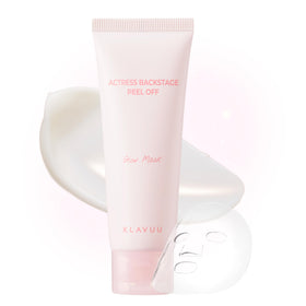 KLAVUU Actress Backstage Glow Peel Mask packaging highlights premium glow preparation for radiant skin.