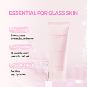 KLAVUU even-tone radiance improves skin texture in close-up.