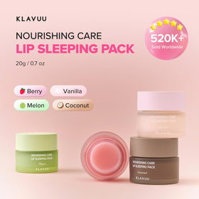 Klavuu Lip Mask overnight hydration application on lips.