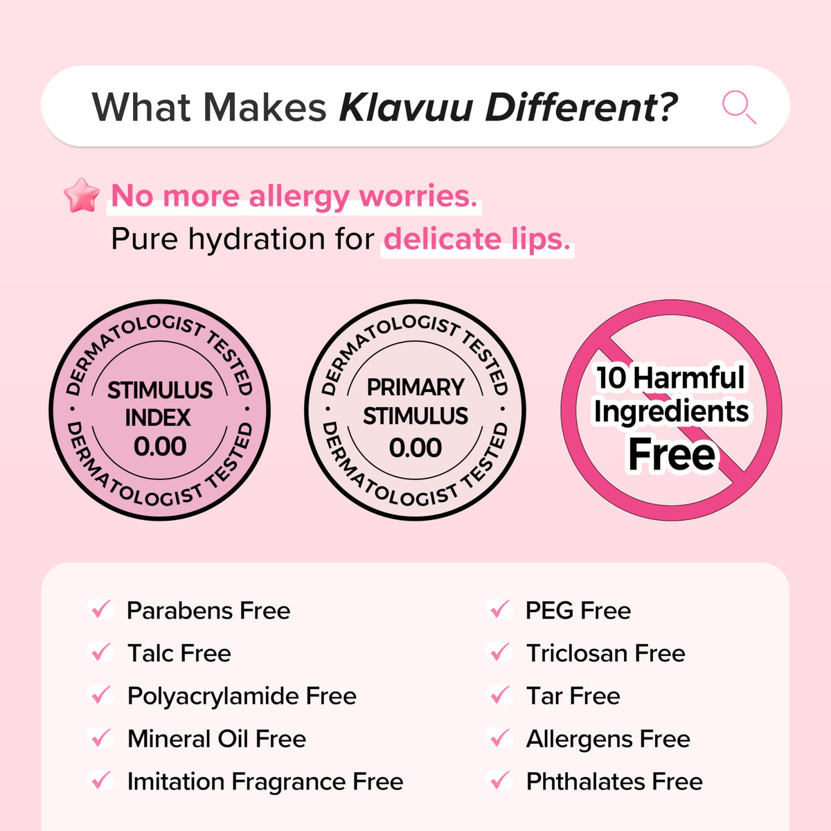 Klavuu Lip Mask premium packaging and jar design.