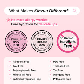 Klavuu Lip Mask premium packaging and jar design.