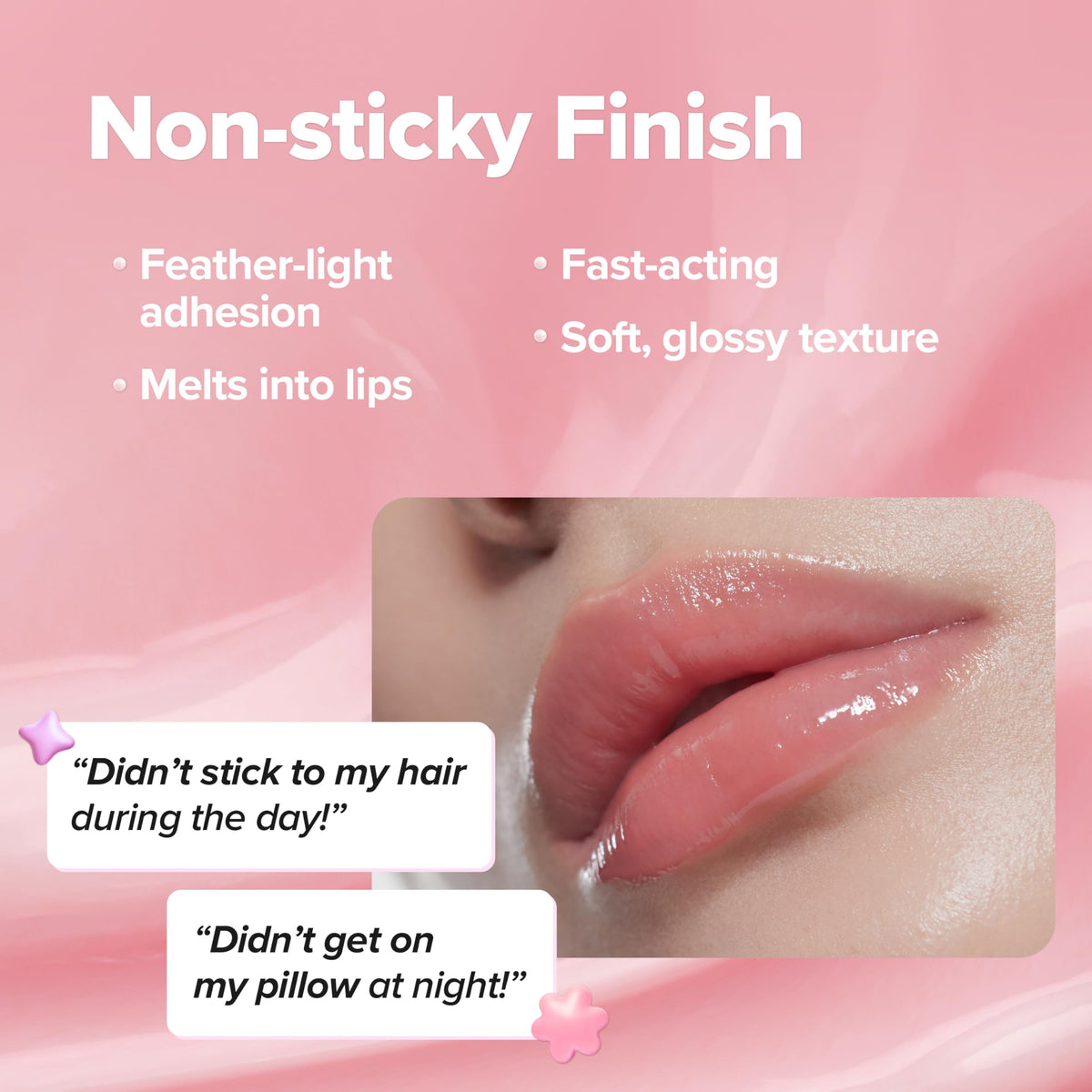 Klavuu Lip Mask priming lips for lipstick application.