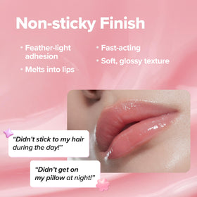 Klavuu Lip Mask priming lips for lipstick application.