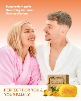 Suitable for face and body cleansing with a refreshing lemon scent