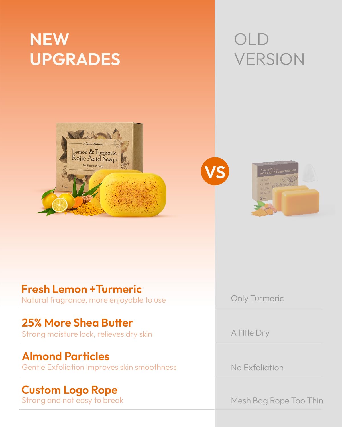 Shea butter and glycerin hydrate for lasting softness after cleansing