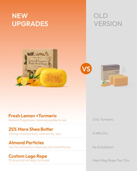 Shea butter and glycerin hydrate for lasting softness after cleansing