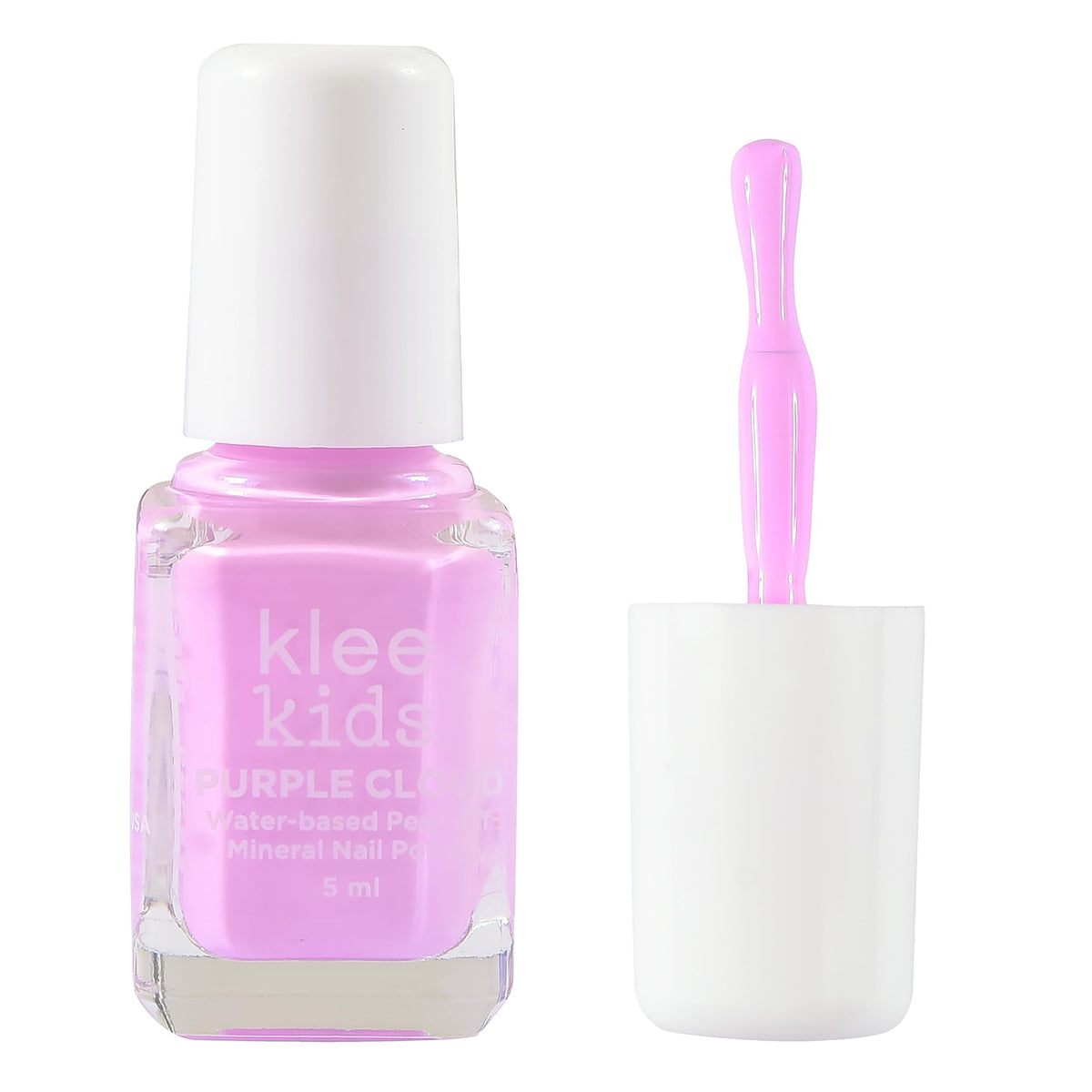 Purple Cloud water based peelable nail polish for easy removal