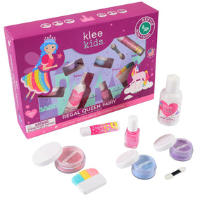 Klee Naturals Tiara Blue eye shadow adds playful blue shade safely