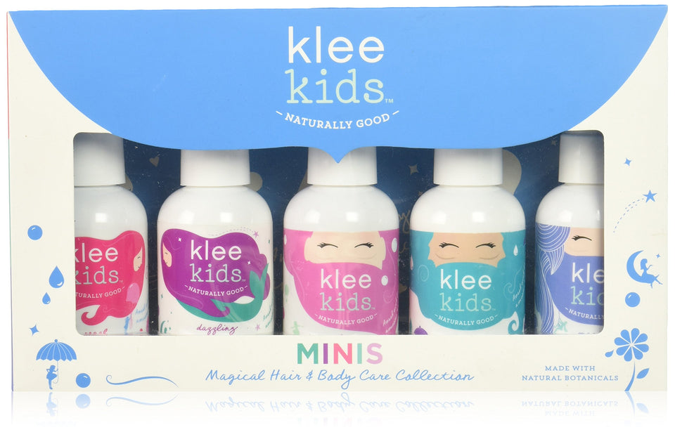 Klee Kids Magical Travel Set shampoo bottle for gentle, kid-friendly cleansing on the go