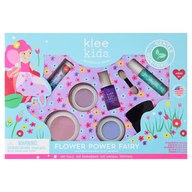 Klee Naturals Luna Star Deluxe Kit front view for gentle, kid-safe play makeup.