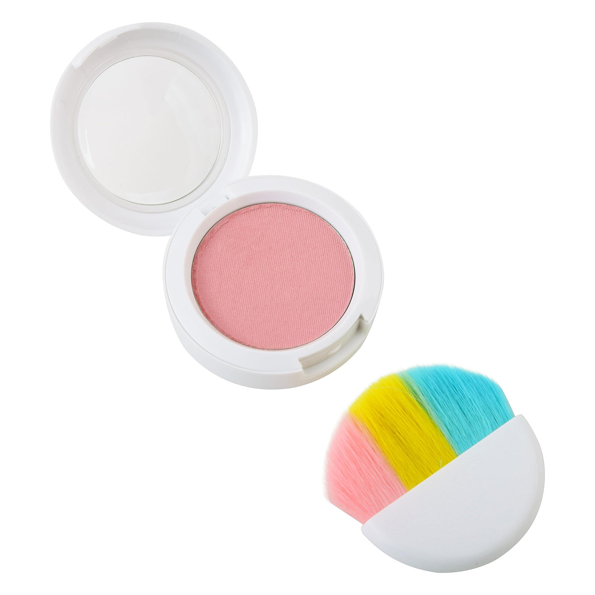 Klee Naturals mineral makeup kit swatches on skin for smooth finish