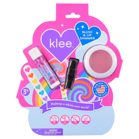 Klee Naturals Seabreeze Spark blush compact with mineral color for a gentle, non-toxic look.