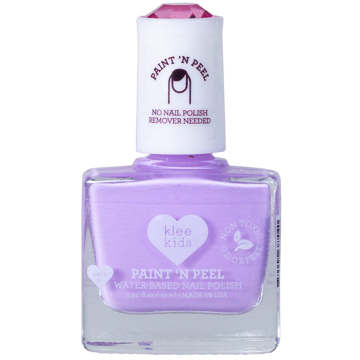 Klee Naturals Starry Sky Kiss Little Rock bottle offers bold color for easy wear