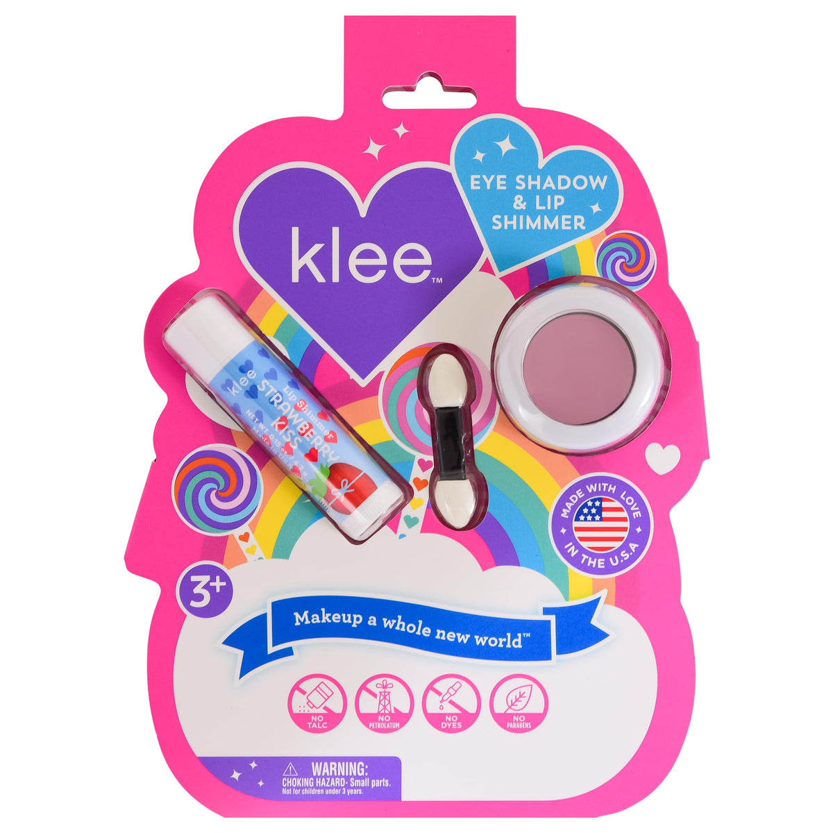 Klee Naturals Wildflower Shimmer eye shadow compact in Jackson Sway for gentle color on skin