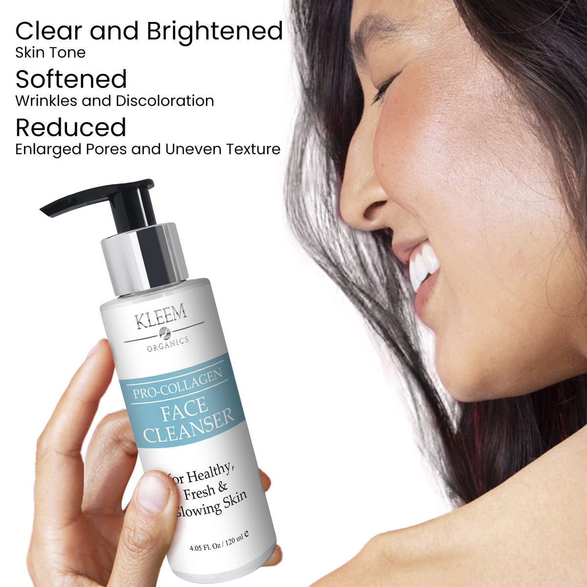 Kleem Organics cleanser uses jojoba oil to help maintain moisture after cleansing.