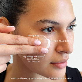 Kleem Organics Retinol Night Cream label detail emphasizes clean ingredients.