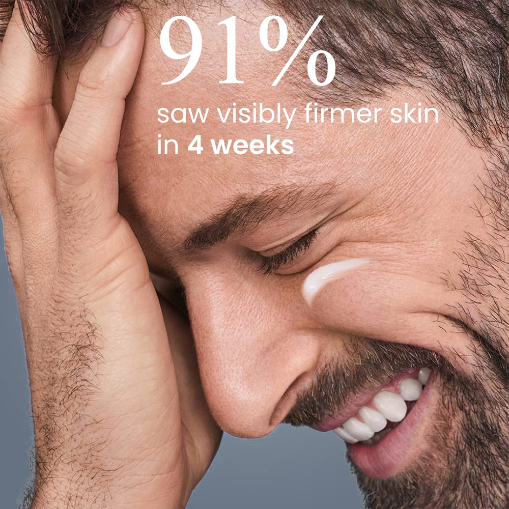 Kleem Organics under eye cream on-skin during application.