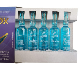 Kleravitex Mystic Biotex ampoule dispense application shows easy-use convenience.